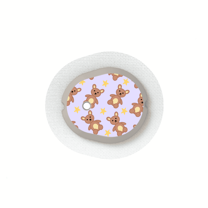 Capteur Dexcom G7 / One+ - Stickers Ours en peluche
