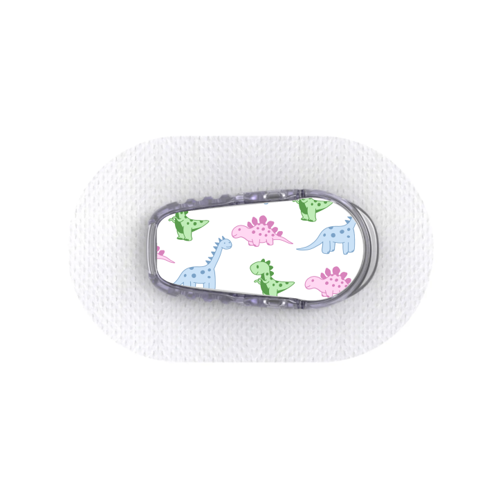 Capteur Dexcom G6 - Sticker Dinosaures