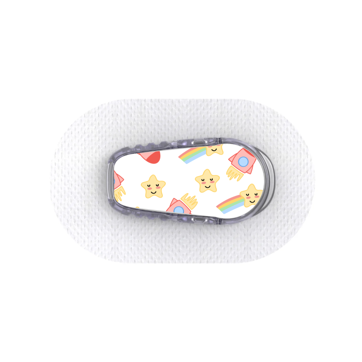 Capteur Dexcom G6 - Sticker Nuit étoilée