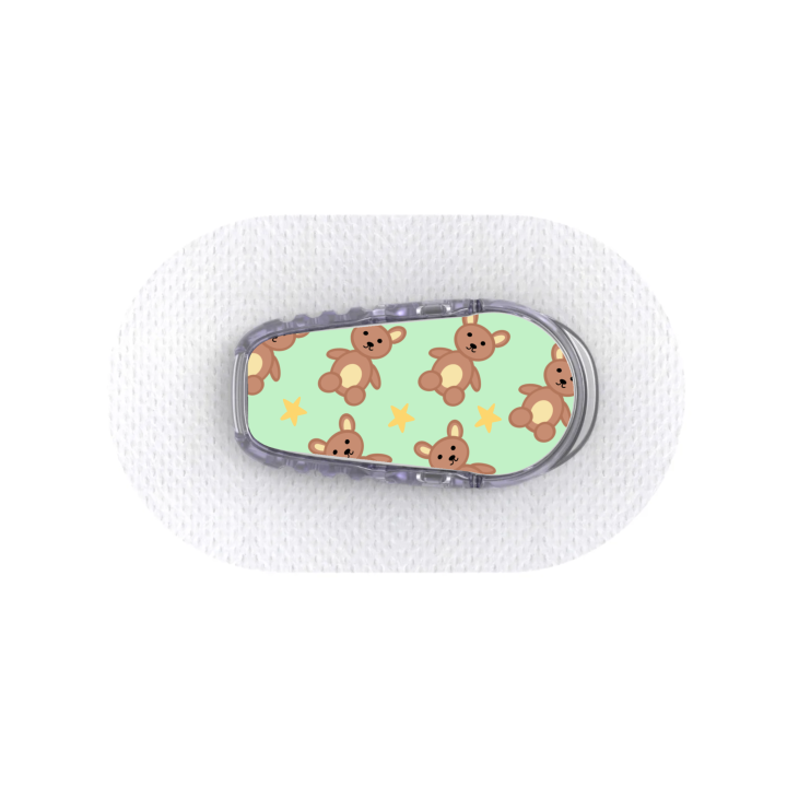 Capteur Dexcom G6 - Stickers Ours en peluche
