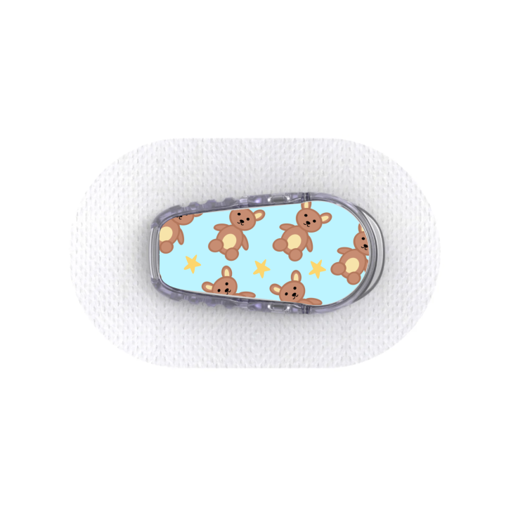 Capteur Dexcom G6 - Stickers Ours en peluche
