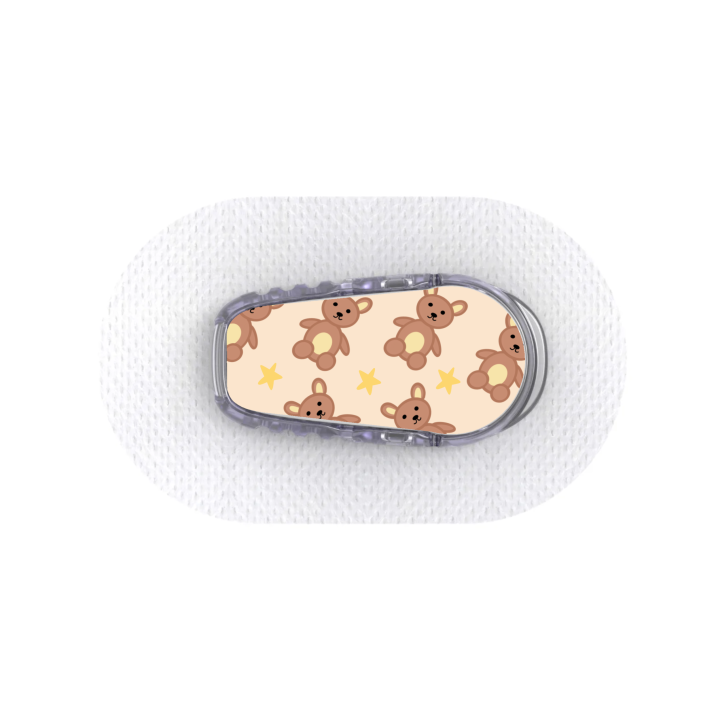 Capteur Dexcom G6 - Stickers Ours en peluche