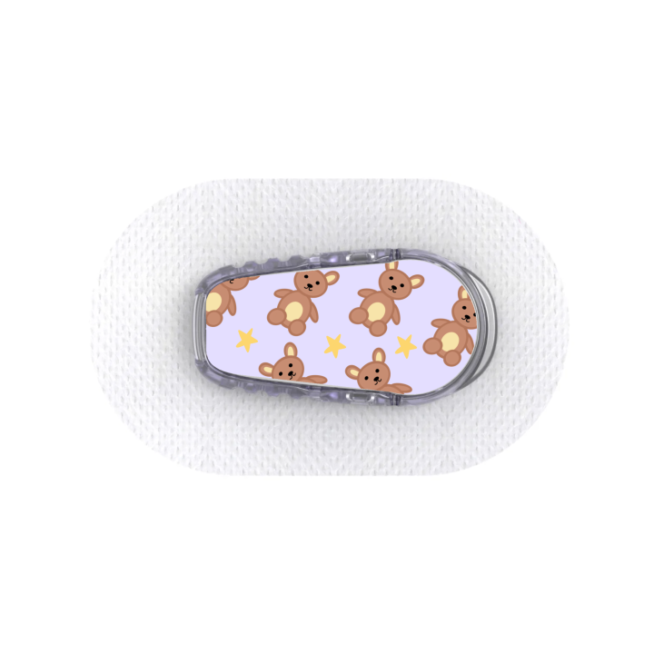Capteur Dexcom G6 - Stickers Ours en peluche