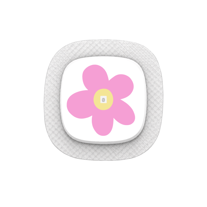 Capteur Medtronic Simplera Sync - Stickers Fleurs