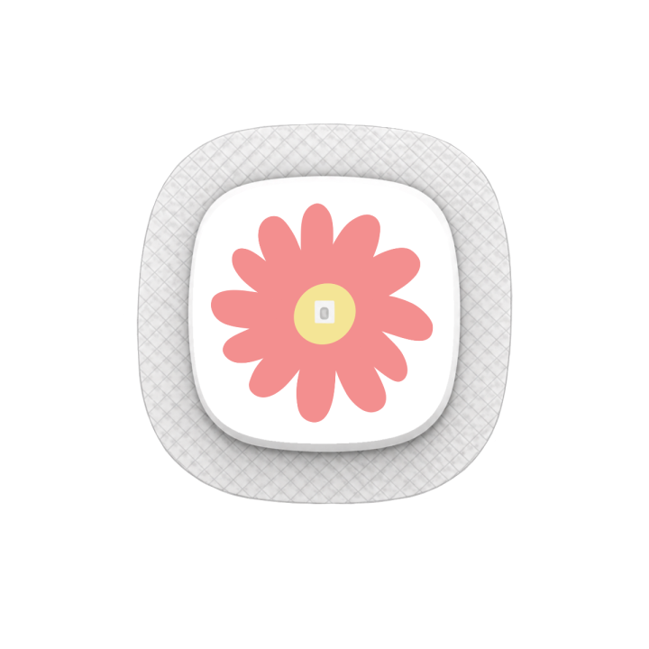 Capteur Medtronic Simplera Sync - Stickers Fleurs