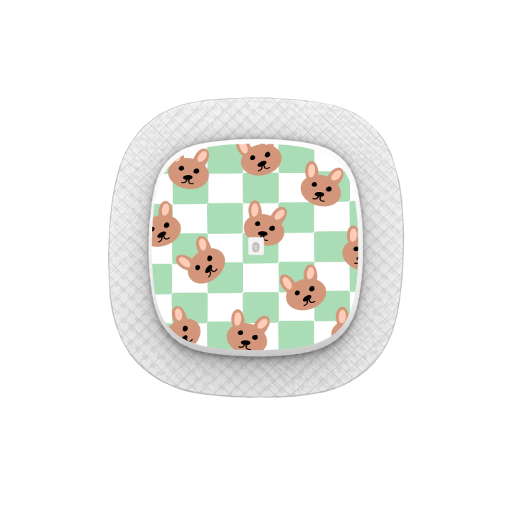 Capteur Medtronic Simplera Sync - Stickers Ours en peluche & Damier