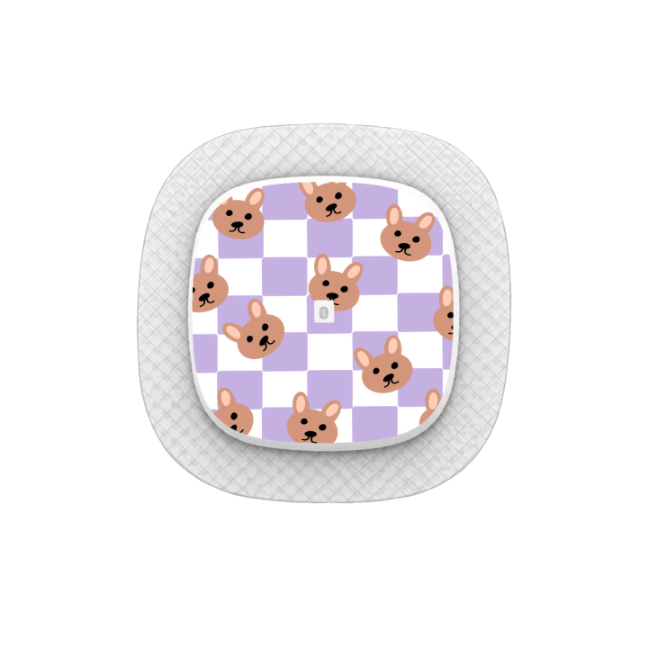 Capteur Medtronic Simplera Sync - Stickers Ours en peluche & Damier
