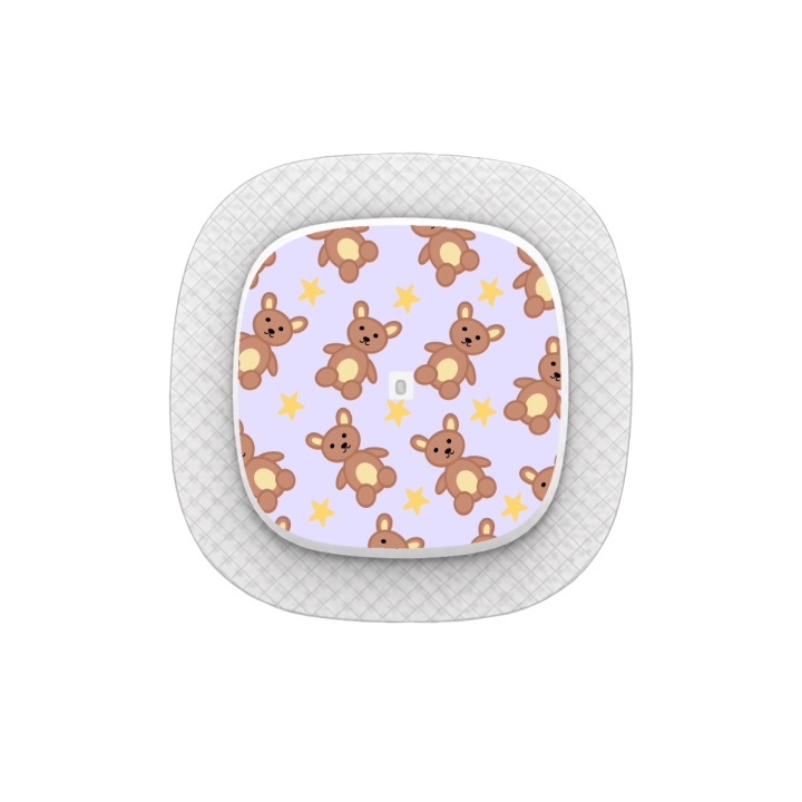 Capteur Medtronic Simplera Sync - Stickers Ours en peluche