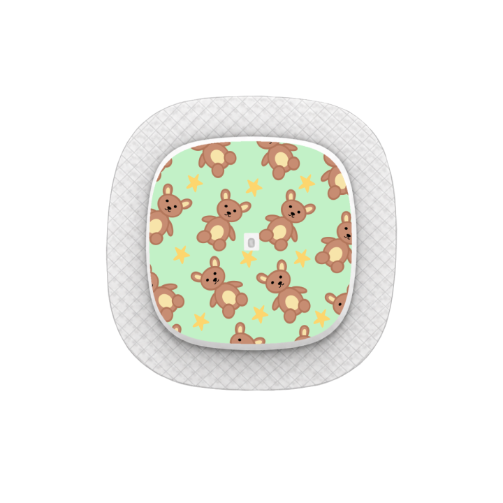 Capteur Medtronic Simplera Sync - Stickers Ours en peluche
