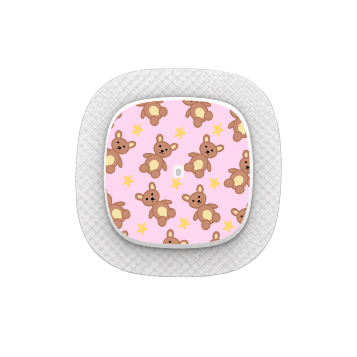 Capteur Medtronic Simplera Sync - Stickers Ours en peluche