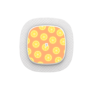 Capteur Medtronic Simplera Sync - Stickers Citrons