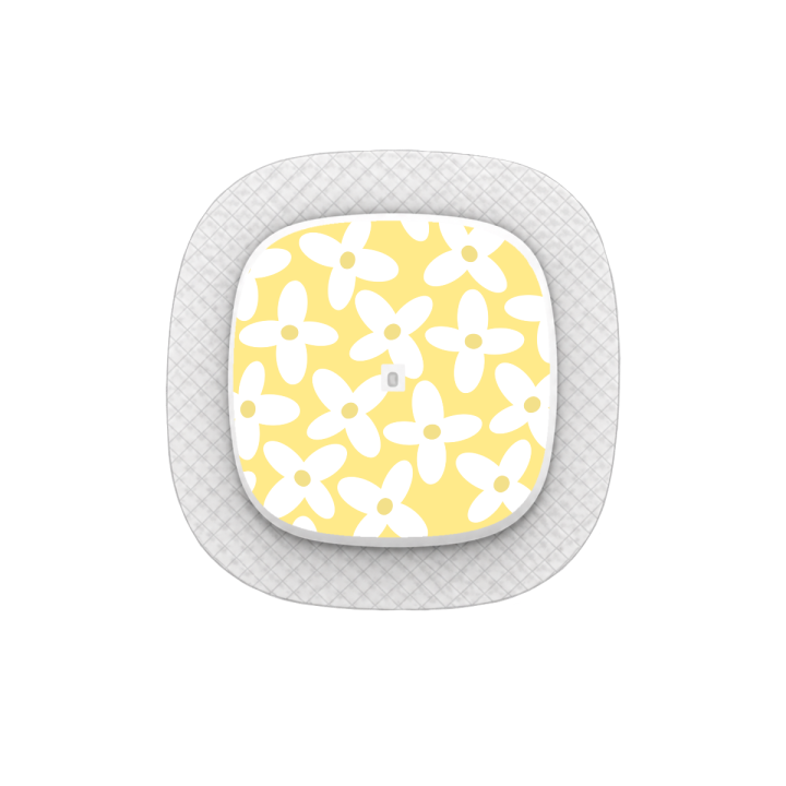 Capteur Medtronic Simplera Sync - Stickers Marguerites