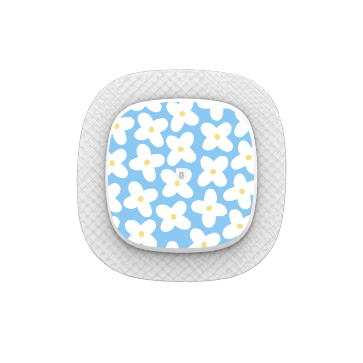 Capteur Medtronic Simplera Sync - Stickers Marguerites