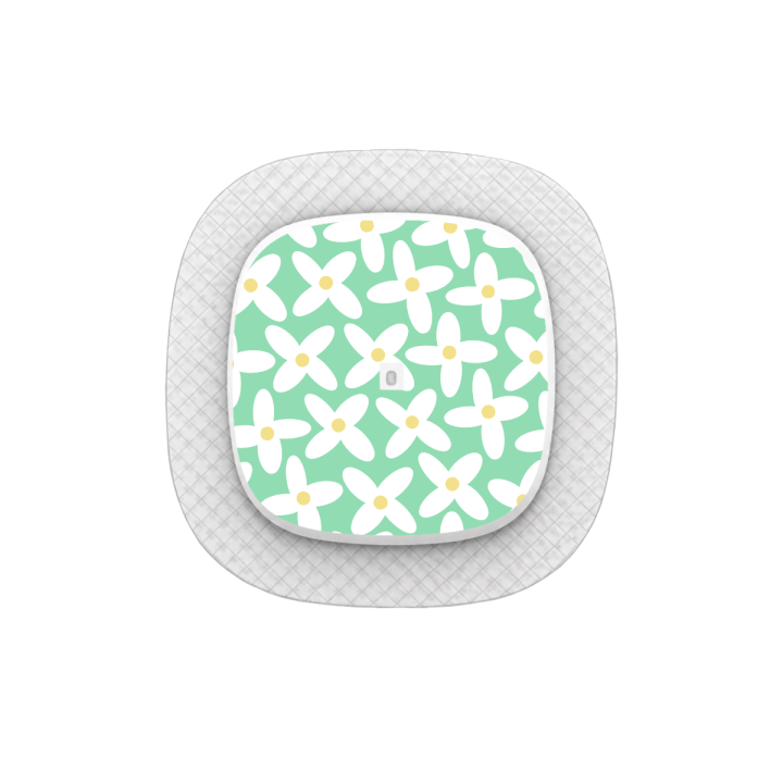 Capteur Medtronic Simplera Sync - Stickers Marguerites