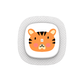 Capteur Medtronic Simplera Sync - Sticker Tigre
