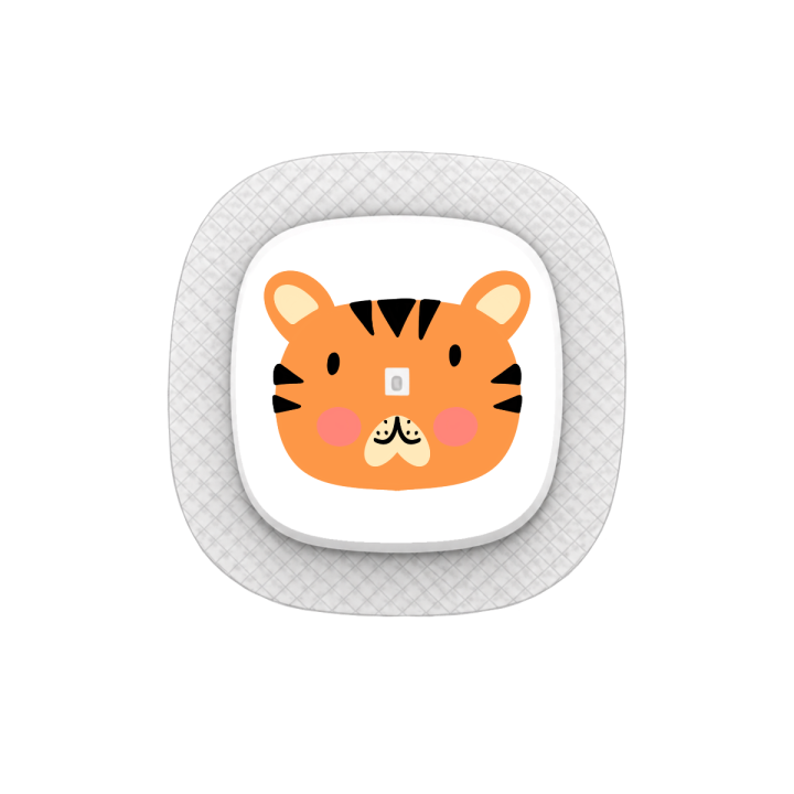 Capteur Medtronic Simplera Sync - Sticker Tigre
