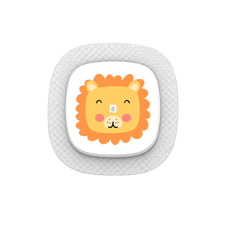 Capteur Medtronic Simplera Sync - Sticker Lion