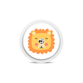 Capteur Freestyle Libre 2+ / Select - Sticker Lion