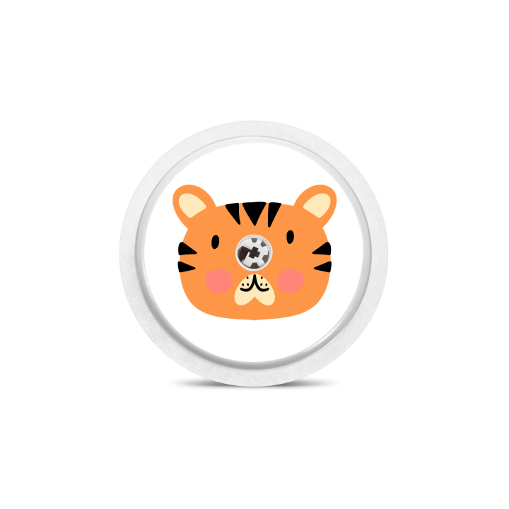 Capteur Freestyle Libre 2+ / Select - Sticker Tigre