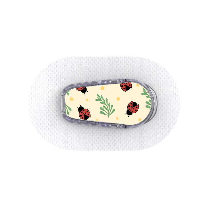 Capteur Dexcom G6 - Sticker Coccinelles