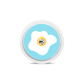 Sticker Freestyle Libre 2 - Oeuf au plat | Pancre'Art