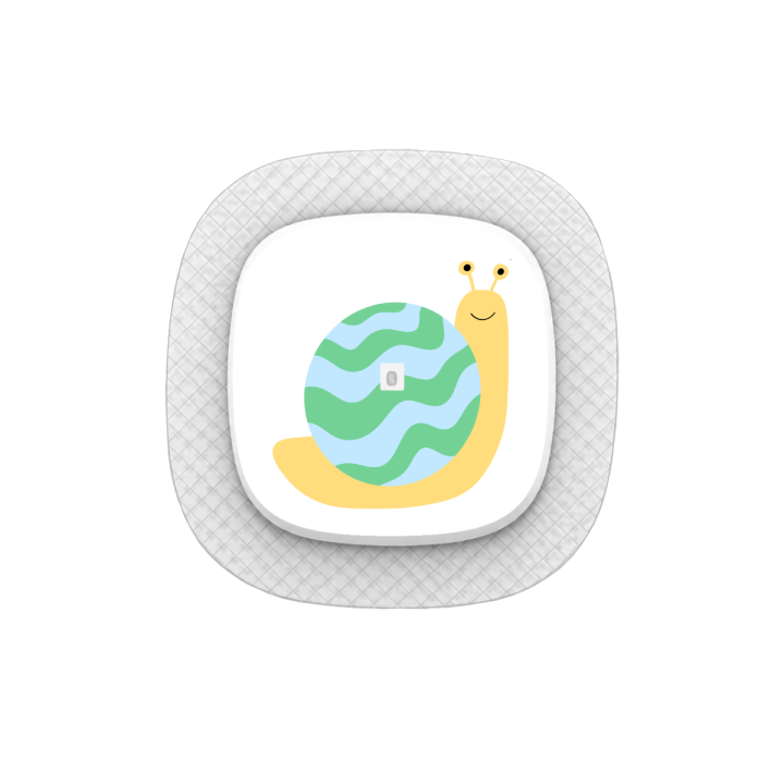 Capteur Medtronic Simplera Sync - Stickers Escargots