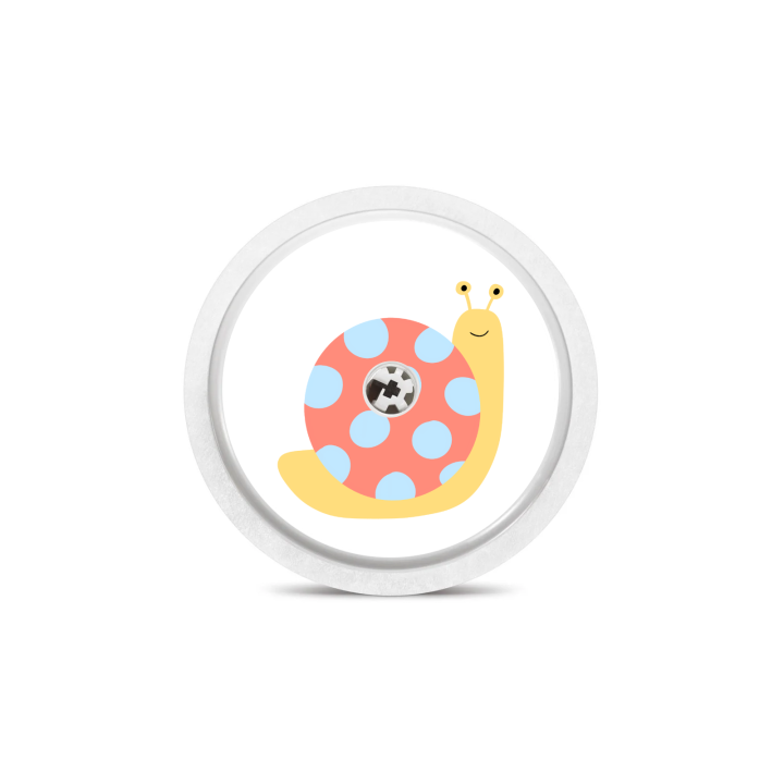 Capteur Freestyle Libre 2+ / Select - Stickers Escargots