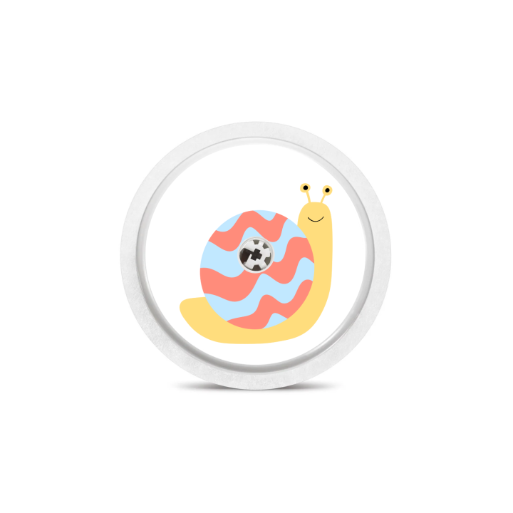 Capteur Freestyle Libre 2+ / Select - Stickers Escargots