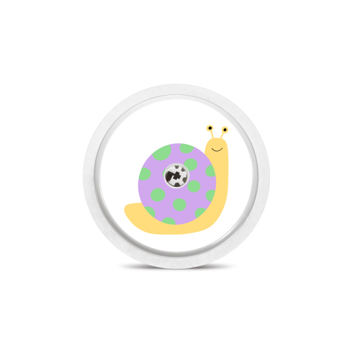 Capteur Freestyle Libre 2+ / Select - Stickers Escargots