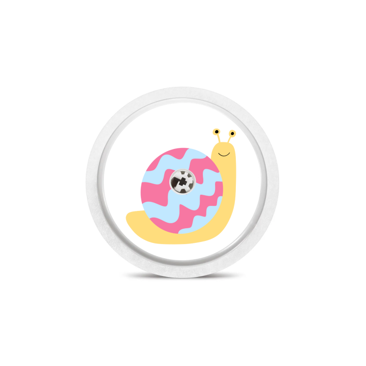 Capteur Freestyle Libre 2+ / Select - Stickers Escargots