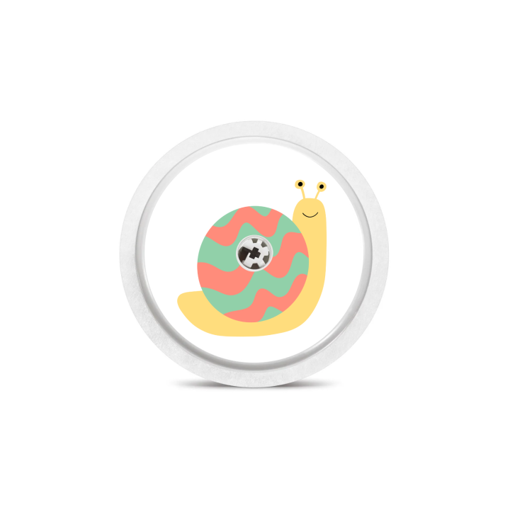 Capteur Freestyle Libre 2+ / Select - Stickers Escargots