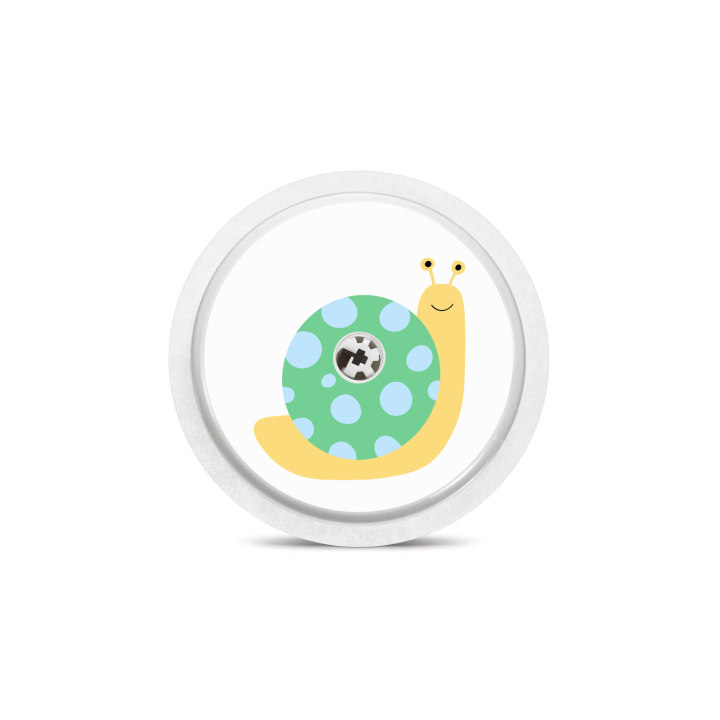 Capteur Freestyle Libre 2+ / Select - Stickers Escargots