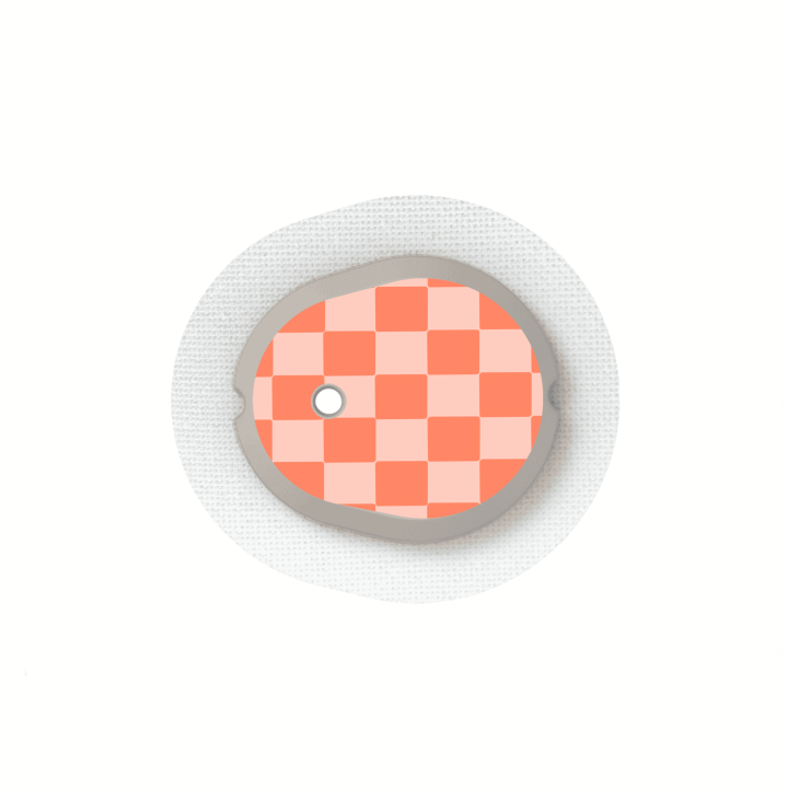 Capteur Dexcom G7 / One+ - Stickers Damier