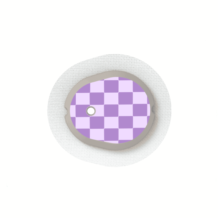 Capteur Dexcom G7 / One+ - Stickers Damier