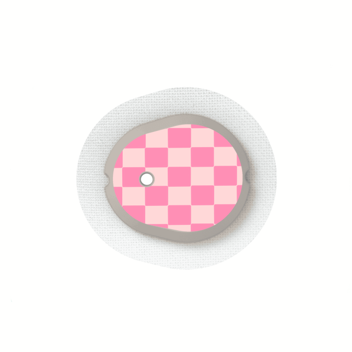 Capteur Dexcom G7 / One+ - Stickers Damier