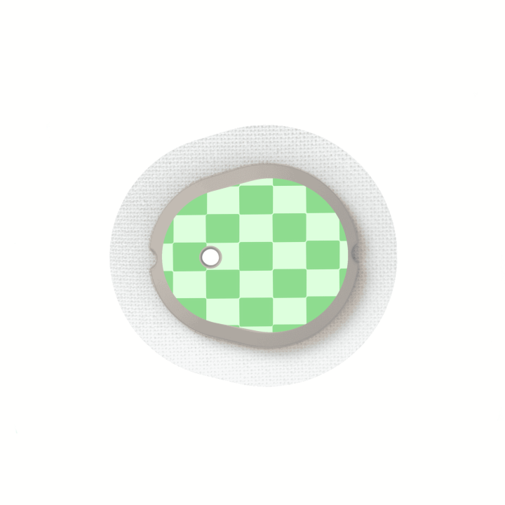 Capteur Dexcom G7 / One+ - Stickers Damier