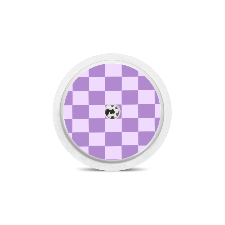Capteur Freestyle Libre 2+ / Select - Stickers Damier