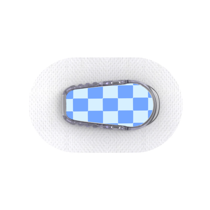 Capteur Dexcom G6 - Stickers Damier