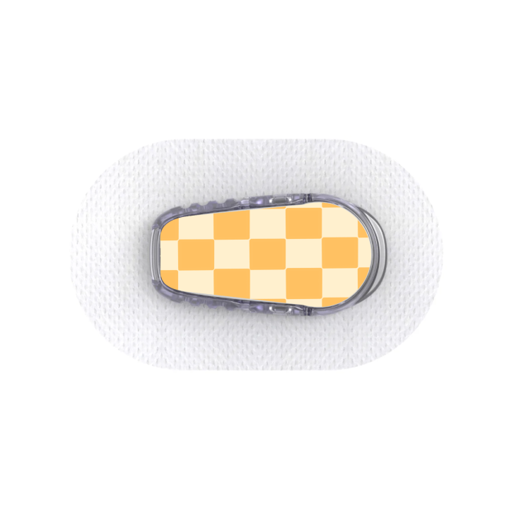 Capteur Dexcom G6 - Stickers Damier