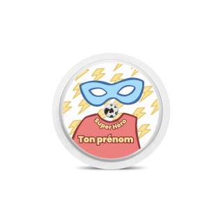 Capteur Freestyle Libre 2+ / Select - Sticker Super Héro Personnalisable