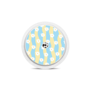 Sticker Freestyle Libre 2 - Vagues Marguerites | Pancre'Art