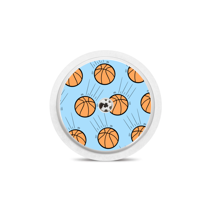 Capteur Freestyle Libre 2+ / Select - Stickers Basketball