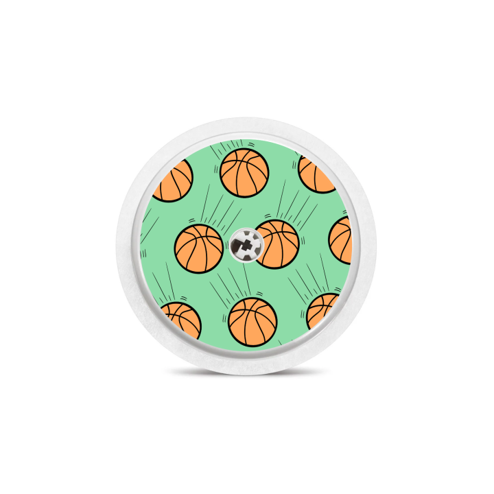 Capteur Freestyle Libre 2+ / Select - Stickers Basketball