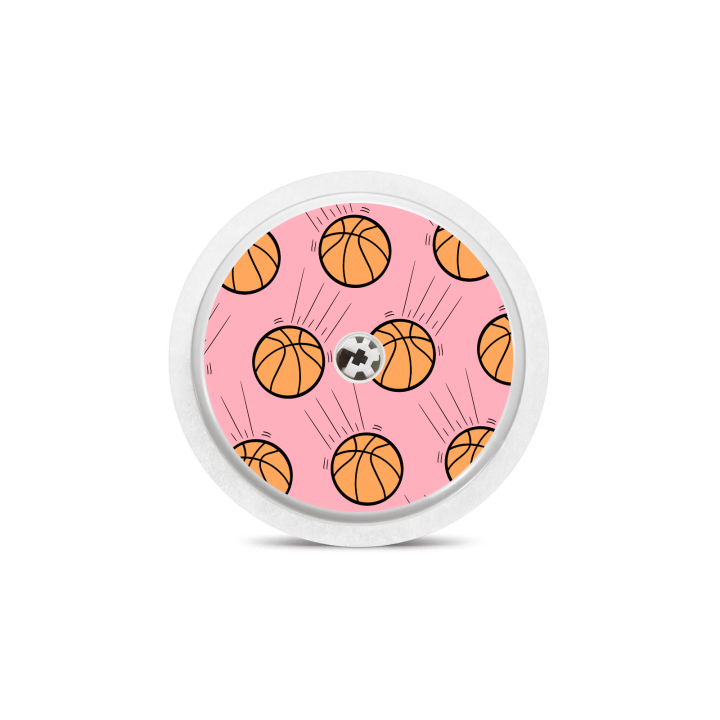 Capteur Freestyle Libre 2+ / Select - Stickers Basketball