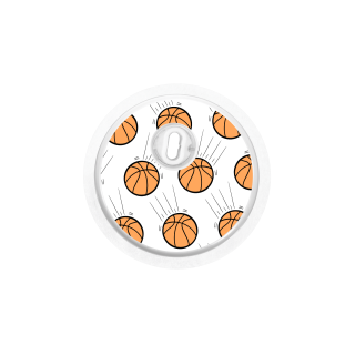 Capteur Freestyle Libre 3 - Stickers Basketball