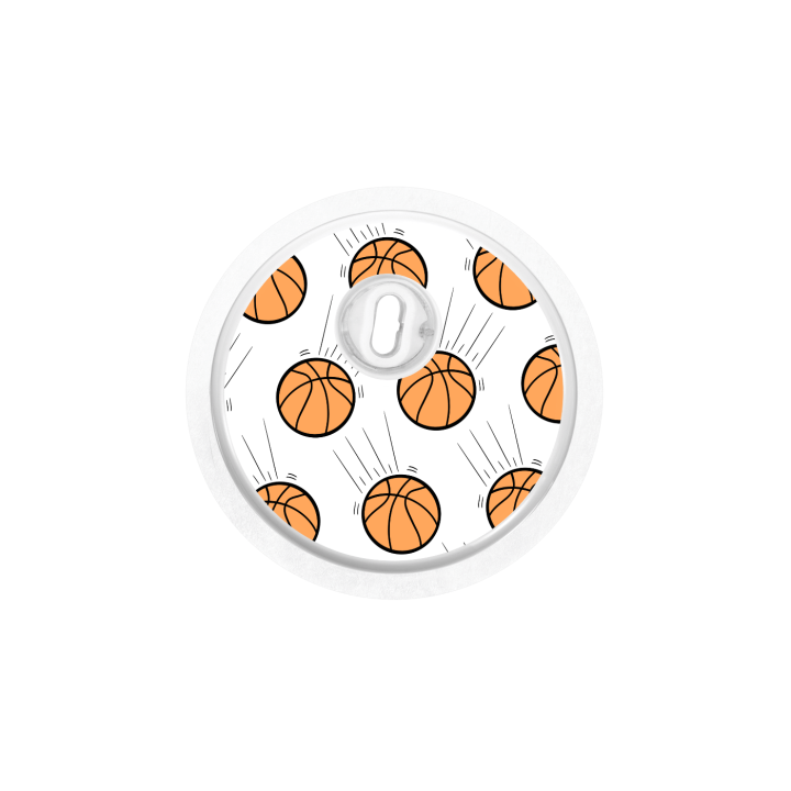 Capteur Freestyle Libre 3 - Stickers Basketball