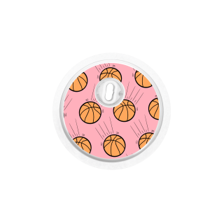 Capteur Freestyle Libre 3 - Stickers Basketball