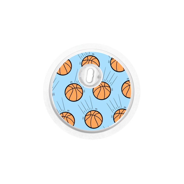 Capteur Freestyle Libre 3 - Stickers Basketball