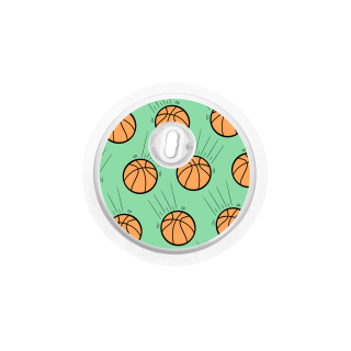 Capteur Freestyle Libre 3 - Stickers Basketball