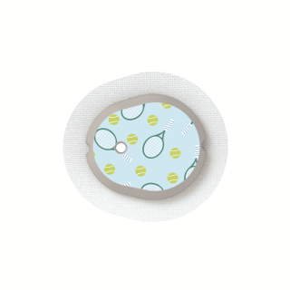 Capteur Dexcom G7 / One+ - Stickers Tennis